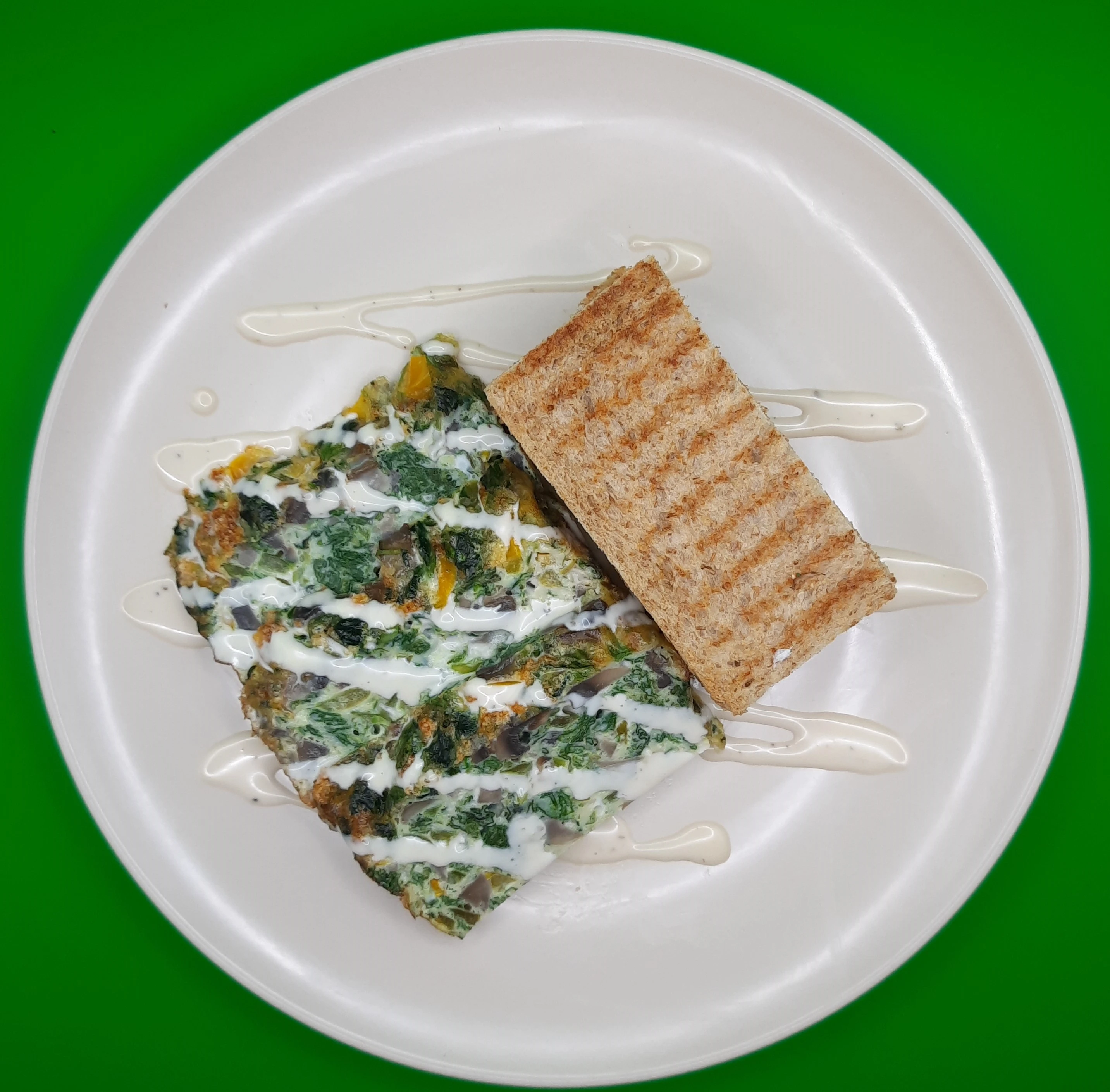 Spinach quiche
